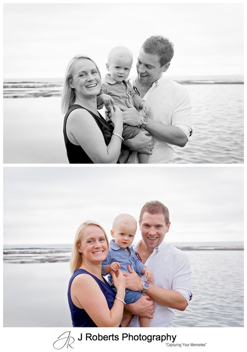 Family Portrait Photography Sydney North Narrabeen Rockpool Early Morning 